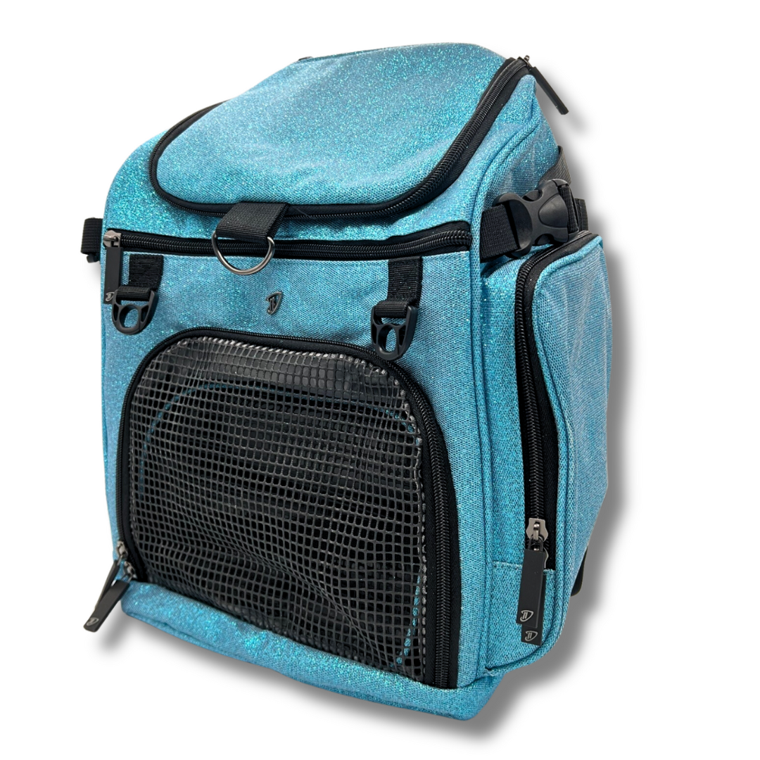 can mini elite hold 2 backpack Mini Elite Backpack - Blue Sparkle