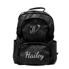Backpack - Classic Black Sparkle with Personalization