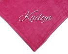 Luxury Plush Competition Blanket - Pink with Personalization