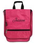 Hanging Cosmetic Case - Pink with Personalization
