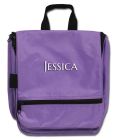 Hanging Cosmetic Case - Purple with Personalization