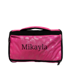 The Attitude® Hanging Accessory Case - Monochrome Pink - with Personalization
