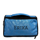 The Attitude® Hanging Accessory Case - Monochrome Blue - with Personalization