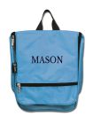 Hanging Cosmetic Case - Blue with Personalization