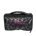 The Attitude® Hanging Accessory Case - Monochrome Black - with Personalization