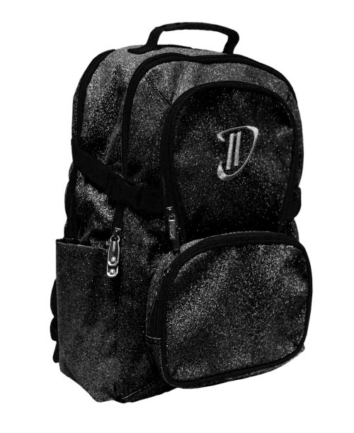 Backpack - Classic Black Sparkle with Personalization | Dream Duffel