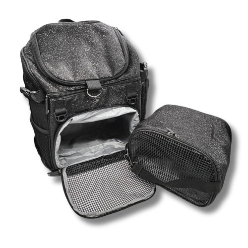 can mini elite hold 2 backpack Mini Elite Backpack - Black Sparkle